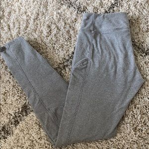 Grey/White striped workout pants